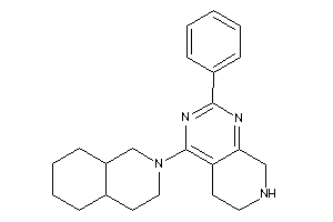 4-(3,4,4a,5,6,7,8,8a-octahydro-1H-isoquinolin-2-yl)-2-phenyl-5,6,7,8-tetrahydropyrido[3,4-d]pyrimidine