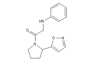 Image of 2-anilino-1-(2-isoxazol-5-ylpyrrolidino)ethanone