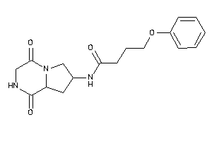 N-(1,4-diketo-2,3,6,7,8,8a-hexahydropyrrolo[1,2-a]pyrazin-7-yl)-4-phenoxy-butyramide