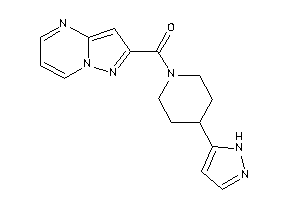 Pyrazolo[1,5-a]pyrimidin-2-yl-[4-(1H-pyrazol-5-yl)piperidino]methanone