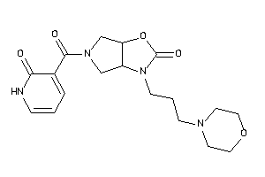 5-(2-keto-1H-pyridine-3-carbonyl)-3-(3-morpholinopropyl)-3a,4,6,6a-tetrahydropyrrolo[3,4-d]oxazol-2-one