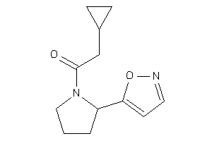 Image of 2-cyclopropyl-1-(2-isoxazol-5-ylpyrrolidino)ethanone