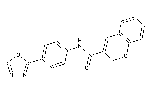 N-[4-(1,3,4-oxadiazol-2-yl)phenyl]-2H-chromene-3-carboxamide