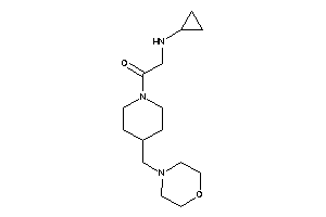 2-(cyclopropylamino)-1-[4-(morpholinomethyl)piperidino]ethanone