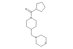 Cyclopentyl-[4-(morpholinomethyl)piperidino]methanone