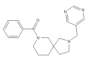 Image of Phenyl-[2-(5-pyrimidylmethyl)-2,9-diazaspiro[4.5]decan-9-yl]methanone