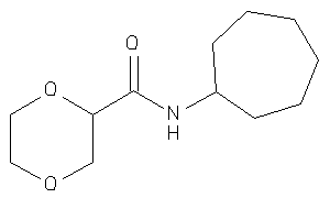 N-cycloheptyl-1,4-dioxane-2-carboxamide