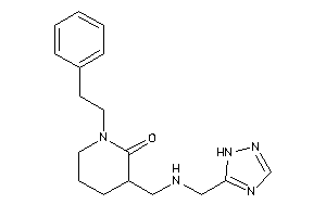 1-phenethyl-3-[(1H-1,2,4-triazol-5-ylmethylamino)methyl]-2-piperidone