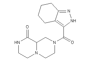 2-(4,5,6,7-tetrahydro-2H-indazole-3-carbonyl)-3,4,6,7,8,9a-hexahydro-1H-pyrazino[1,2-a]pyrazin-9-one