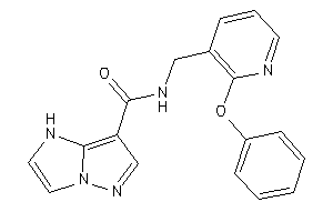 Image of N-[(2-phenoxy-3-pyridyl)methyl]-1H-pyrazolo[1,5-a]imidazole-7-carboxamide