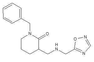 1-benzyl-3-[(1,2,4-oxadiazol-5-ylmethylamino)methyl]-2-piperidone