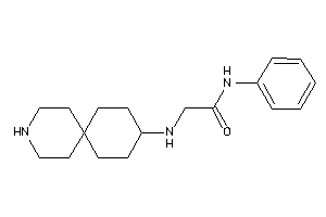 2-(9-azaspiro[5.5]undecan-3-ylamino)-N-phenyl-acetamide