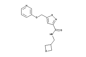 N-(oxetan-3-ylmethyl)-5-(3-pyridyloxymethyl)isoxazole-3-carboxamide