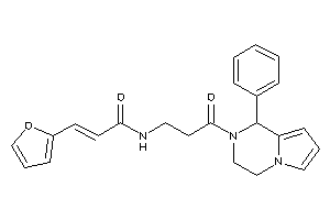 3-(2-furyl)-N-[3-keto-3-(1-phenyl-3,4-dihydro-1H-pyrrolo[1,2-a]pyrazin-2-yl)propyl]acrylamide