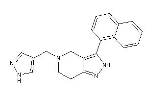3-(1-naphthyl)-5-(1H-pyrazol-4-ylmethyl)-2,4,6,7-tetrahydropyrazolo[4,3-c]pyridine