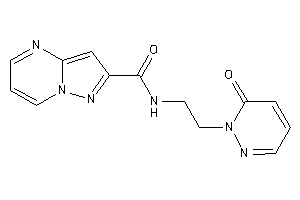 N-[2-(6-ketopyridazin-1-yl)ethyl]pyrazolo[1,5-a]pyrimidine-2-carboxamide