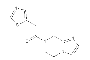 1-(6,8-dihydro-5H-imidazo[1,2-a]pyrazin-7-yl)-2-thiazol-5-yl-ethanone