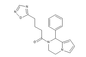 4-(1,2,4-oxadiazol-5-yl)-1-(1-phenyl-3,4-dihydro-1H-pyrrolo[1,2-a]pyrazin-2-yl)butan-1-one