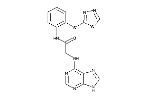 2-(9H-purin-6-ylamino)-N-[2-(1,3,4-thiadiazol-2-ylthio)phenyl]acetamide