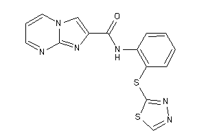 N-[2-(1,3,4-thiadiazol-2-ylthio)phenyl]imidazo[1,2-a]pyrimidine-2-carboxamide