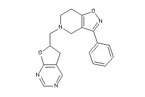 6-[(3-phenyl-6,7-dihydro-4H-isoxazolo[4,5-c]pyridin-5-yl)methyl]-5,6-dihydrofuro[2,3-d]pyrimidine