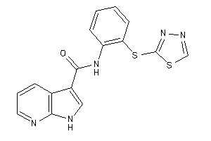 N-[2-(1,3,4-thiadiazol-2-ylthio)phenyl]-1H-pyrrolo[2,3-b]pyridine-3-carboxamide