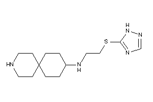 9-azaspiro[5.5]undecan-3-yl-[2-(1H-1,2,4-triazol-5-ylthio)ethyl]amine