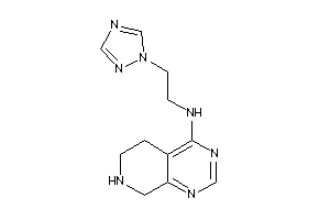 5,6,7,8-tetrahydropyrido[3,4-d]pyrimidin-4-yl-[2-(1,2,4-triazol-1-yl)ethyl]amine