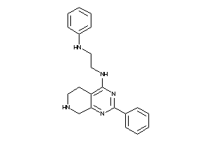 2-anilinoethyl-(2-phenyl-5,6,7,8-tetrahydropyrido[3,4-d]pyrimidin-4-yl)amine