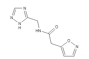 2-isoxazol-5-yl-N-(1H-1,2,4-triazol-5-ylmethyl)acetamide