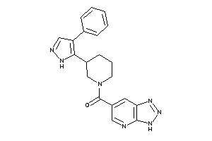 Image of [3-(4-phenyl-1H-pyrazol-5-yl)piperidino]-(3H-triazolo[4,5-b]pyridin-6-yl)methanone