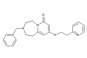 Image of 3-benzyl-9-[2-(2-pyridyl)ethoxy]-1,2,4,5-tetrahydropyrido[2,1-g][1,4]diazepin-7-one