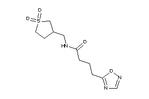 N-[(1,1-diketothiolan-3-yl)methyl]-4-(1,2,4-oxadiazol-5-yl)butyramide