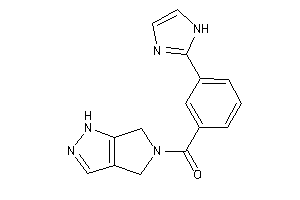 4,6-dihydro-1H-pyrrolo[3,4-c]pyrazol-5-yl-[3-(1H-imidazol-2-yl)phenyl]methanone
