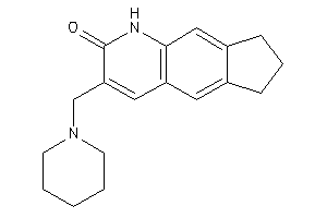 3-(piperidinomethyl)-1,6,7,8-tetrahydrocyclopenta[g]quinolin-2-one