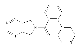 5,7-dihydropyrrolo[3,4-d]pyrimidin-6-yl-(2-morpholino-3-pyridyl)methanone