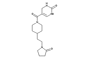 5-[4-[2-(2-ketopyrrolidino)ethyl]piperidine-1-carbonyl]-3,4-dihydro-1H-pyrimidin-2-one