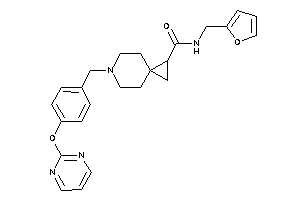 N-(2-furfuryl)-6-[4-(2-pyrimidyloxy)benzyl]-6-azaspiro[2.5]octane-2-carboxamide