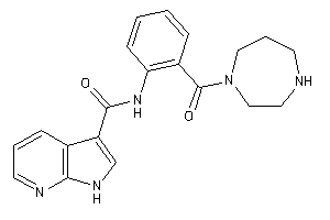 N-[2-(1,4-diazepane-1-carbonyl)phenyl]-1H-pyrrolo[2,3-b]pyridine-3-carboxamide