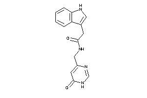 2-(1H-indol-3-yl)-N-[(6-keto-1H-pyrimidin-4-yl)methyl]acetamide