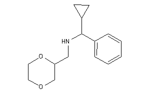 Image of [cyclopropyl(phenyl)methyl]-(1,4-dioxan-2-ylmethyl)amine