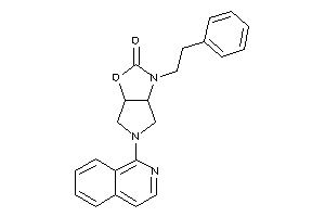 5-(1-isoquinolyl)-3-phenethyl-3a,4,6,6a-tetrahydropyrrolo[3,4-d]oxazol-2-one