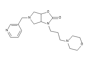 3-(3-morpholinopropyl)-5-(3-pyridylmethyl)-3a,4,6,6a-tetrahydropyrrolo[3,4-d]oxazol-2-one