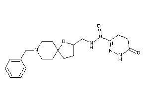 N-[(8-benzyl-4-oxa-8-azaspiro[4.5]decan-3-yl)methyl]-6-keto-4,5-dihydro-1H-pyridazine-3-carboxamide