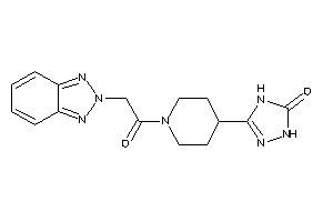 3-[1-[2-(benzotriazol-2-yl)acetyl]-4-piperidyl]-1,4-dihydro-1,2,4-triazol-5-one