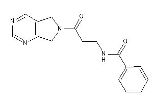 N-[3-(5,7-dihydropyrrolo[3,4-d]pyrimidin-6-yl)-3-keto-propyl]benzamide