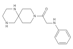2-anilino-1-(3,7,10-triazaspiro[5.5]undecan-3-yl)ethanone