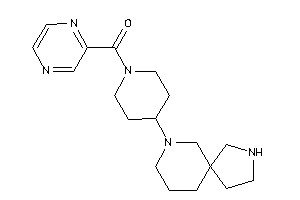 [4-(2,9-diazaspiro[4.5]decan-9-yl)piperidino]-pyrazin-2-yl-methanone