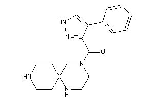 (4-phenyl-1H-pyrazol-3-yl)-(1,4,9-triazaspiro[5.5]undecan-4-yl)methanone