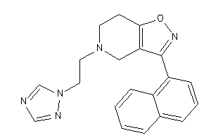 3-(1-naphthyl)-5-[2-(1,2,4-triazol-1-yl)ethyl]-6,7-dihydro-4H-isoxazolo[4,5-c]pyridine